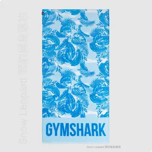 【現貨】英國 GYMSHARK HORIZON BEACH TOWEL 地平線 純棉浴巾 海灘巾- 藍色（雪豹健身）