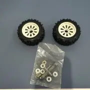Tamiya Quick Drive Spare Parts Qd Paddle Spike Tires Set Of 2 Rear Wheels