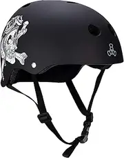 Triple Eight The Certified Sweatsaver Helmet for Skateboarding, BMX, Roller Derby, and Roller Skating