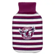 Manly Sea Eagles Hot Water Bottle Cover With Hot Water Bottle