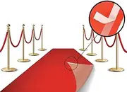 Red Carpet Floor Runner Hollywood Party Decoration Fabric 100 GSM (Red, 2.6x30 Feet)