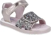 [Richter] Children's shoes, girls' low shoes, Velcro sandals, pink, leisure, Salmon Gold, 9.5 AU