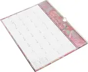 HOODANCOS Floral Monthly Calendar Schedule Desk Calendar Standing Planner for Home Office B