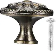 CIMAXIC 1 Set Round Dresser Pulls Durable Cabinet Knobs for Kitchen Bedroom Furniture Versatile Drawer Handles with Screws Compatible with Various Decor Styles Easy Installation