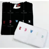 在飛比找蝦皮購物優惠-【正品/快速出貨】 EDWIN繽紛繡花Logo短袖 男生上衣