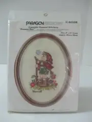 VINTAGE SEALED PARAGON NEEDLECRAFT 0233R *PEASANT BOY* HUMMEL CREWEL EMBROIDERY