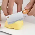 Butter Slicer Cutter Cheese Cake Cream Jam Spreader Stainless Steel Wood Handle