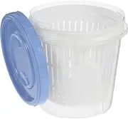 [Ciieeo] Pickle Container with Strainer Leakproof Food Storage Jar for Kimchi Vegetables and Fruits Design with Easy Drainage for Freshness for Olive