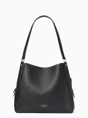 leila medium triple compartment shoulder bag