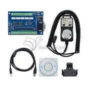 5 Axis USB MACH3 Driver Board Breakout Board with MPG Handwheel+Controller