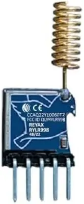 UART Interface 868/915 MHz Lora Module with Antenna FCC CE NCC Certification