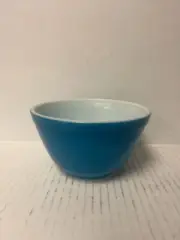 Vintage Blue Pyrex Bowl Serving Bowl, Decorative Bowl