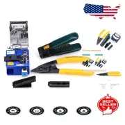 Multi-Function Optical Fiber Tool: Cleaver with 36000 Cleaves and Strip Port