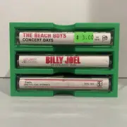 Audio Cassette Player Storage Shelf, Audio Tape Deck Holder, Holds 3 Cassettes