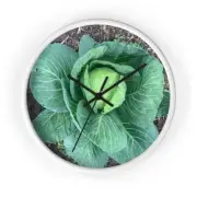 Cabbage Wall Clock