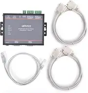 Serial Server, Dual Serial to Ethernet, HF 5122 Dual Serial Port to Ethernet RS2, RS485, RS422 Serial Server 5 to 36VDC