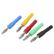 5PCS Banana Plug Connector 4mm Male To 2mm Female Banana Connector Adapter New