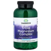 Swanson, Triple Magnesium Complex, 400 mg, 300 Vegan Capsules