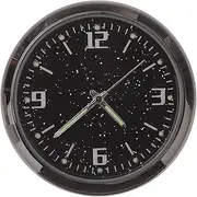 Alipis Luminous Car Dashboard Clock Stick Mini Clock for Auto Interior Durable Stylish Design Easy Installation for Cars Homes Offices