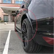 4pcs Auto Mudguards Car Fender Wheel Eyebrow Protector Wheel Arch Trim Strip,Compatible with Porsche Cayenne GTS Style 2015 2016-2017(Red)