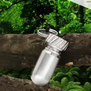 Outdoor Titanium Ti CNC Torpedo Type Portable Waterproof Pill Case Key Container