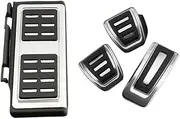 CHPGKGVNVT Auto Car Pedals Pedal Pad Cover for Skoda KAMIQ Combi Scala Octavia Rapid Superb Karoq Kodiaq 2017-2021 LHD at MT Pedals(Full MT 4 Pcs)