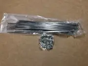 Stainless Steel 26" Bicycle 72 Spokes 14 Gage 10 5/8" Schwinn Monark Columbia &