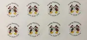 24x Personalised Christmas Gift Stickers Labels Disney Minnie And Mickey Mouse
