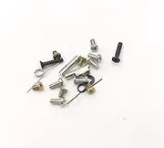 For Nintendo DS Lite Screws Set with L R Springs Replacement for NDSL Repair Screws