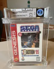 NBA Action '95 Starring David Robinson SEGA Genesis WATA 9.2 A SEAL MINT Spurs
