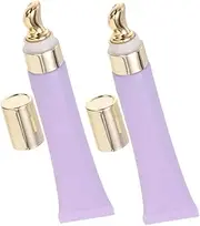2pcs Purple Frosted Eye Cream Empty Eye Cream Tube Eye Cream Tube Empty Travel Tubes Empty Cosmetics Dispenser Empty Cream Tube Cosmetics Tube Eye Cream Tubes Violet Pp