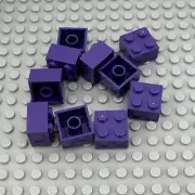 LEGO Brick - Dark Purple - 2 x 2 - QTY x10