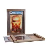 Graded Comic Book Frame display. Aged Wood, Fits All slabs. Store, display