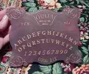 Small Purple Handmade Resin Ouija Board
