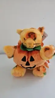 Vault Build A Bear Halloween Pumpkin Kitty w/PUMPKIN SUIT