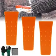 3Pcs Plastic Tree Felling Wedges Logging Cutting Cleaving Chainsaw Wedge Tool
