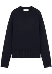 Extreme Cashmere N°123 Bourgeois Cashmere Jumper - Navy - One Size ONE SIZE