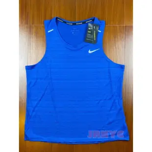 NIKE DRI-FIT MILER top tank 無袖上衣 背心 藍色 CU5983-480 跑步 馬拉松 超馬