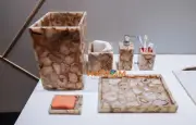 Natural Agate Bathroom set Stone/ Handmade bathroom/ Decoration bathroom/ Luxury