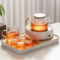 在飛比找樂天市場購物網優惠-耐熱玻璃茶具套裝家用單壺大容量茶壺泡茶過濾壺花茶紅茶泡茶神器