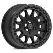 Valor V09 Bdlk 15x10 Wide UTV Wheel -Satin Black (5x4.5) +0mm [V09-1510P0005SB]