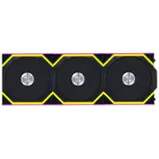 Lian Li Uni Fan 120mm SL Wireless Reverse Blade ARGB 4-Pin PWM Black Fan with Controller - 3 Pack (12RSL1W3B)