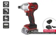 Certa PowerPlus 20V Brushless Impact Driver (Skin + 4.0Ah Battery + Charger)