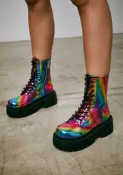 [Current Mood] Prism Quantum Leap Platform Combat Boots