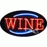 BRAND NEW “WINE" 30x17 OVAL BORDER REAL NEON SIGN w/CUSTOM OPTIONS 14317