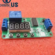 Multifunction Self-lock Relay PLC Cycle Timer Module Delay Time Switch DC 5V