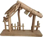 Generic Christmas Decorations Manger Nativity Stable Easily Installed Sturdy Easy to