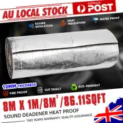 8m² HOOD Sound Deadener Heat Proof Insulation Noise Proofing self-adhesive Foam (for: Honda)