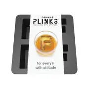 DrinksPlinks Letter F Ice Cube Tray