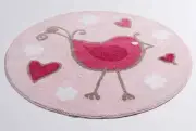 Tweetie Bird Girls Pink Bedroom Nursery Floor Rug Play Mat Jiggle and Giggle
